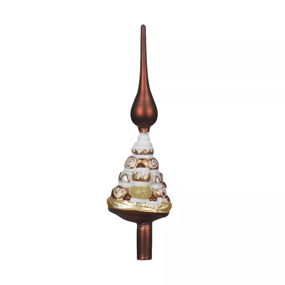 Cimier de sapin en verre Goûter gourmand