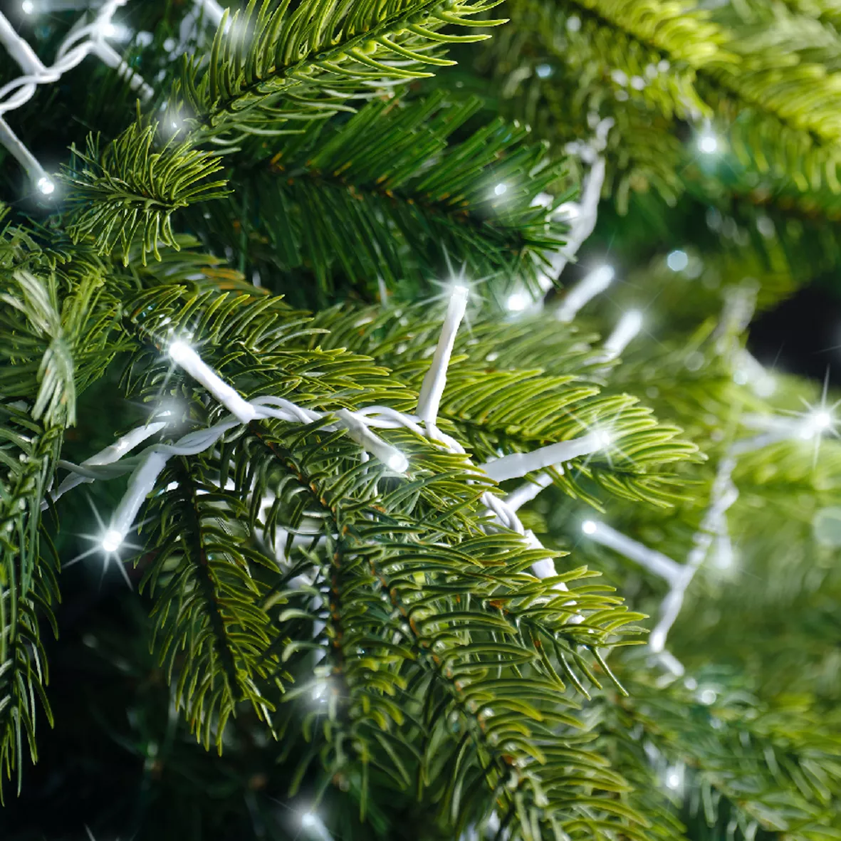 Luces de Navidad Lujo 22,50 m Blanco frío 1000 LED