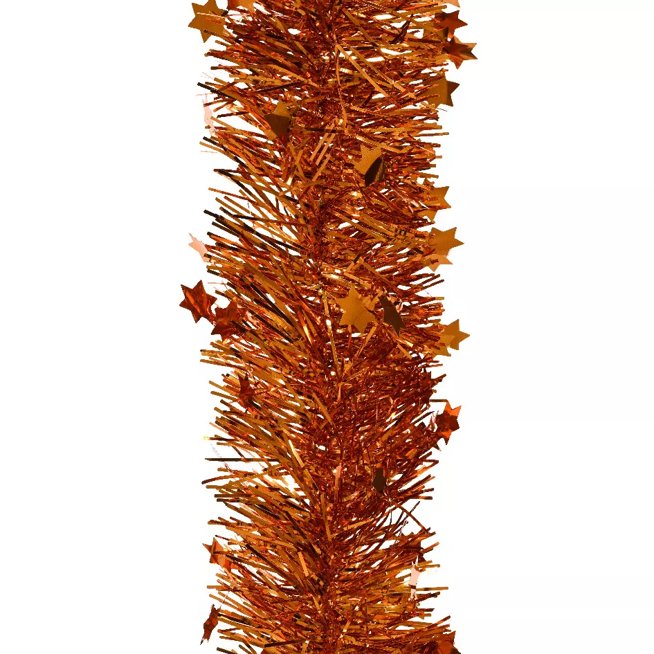 Kerstkrans (D9 cm) sterren Alpine Pompoen