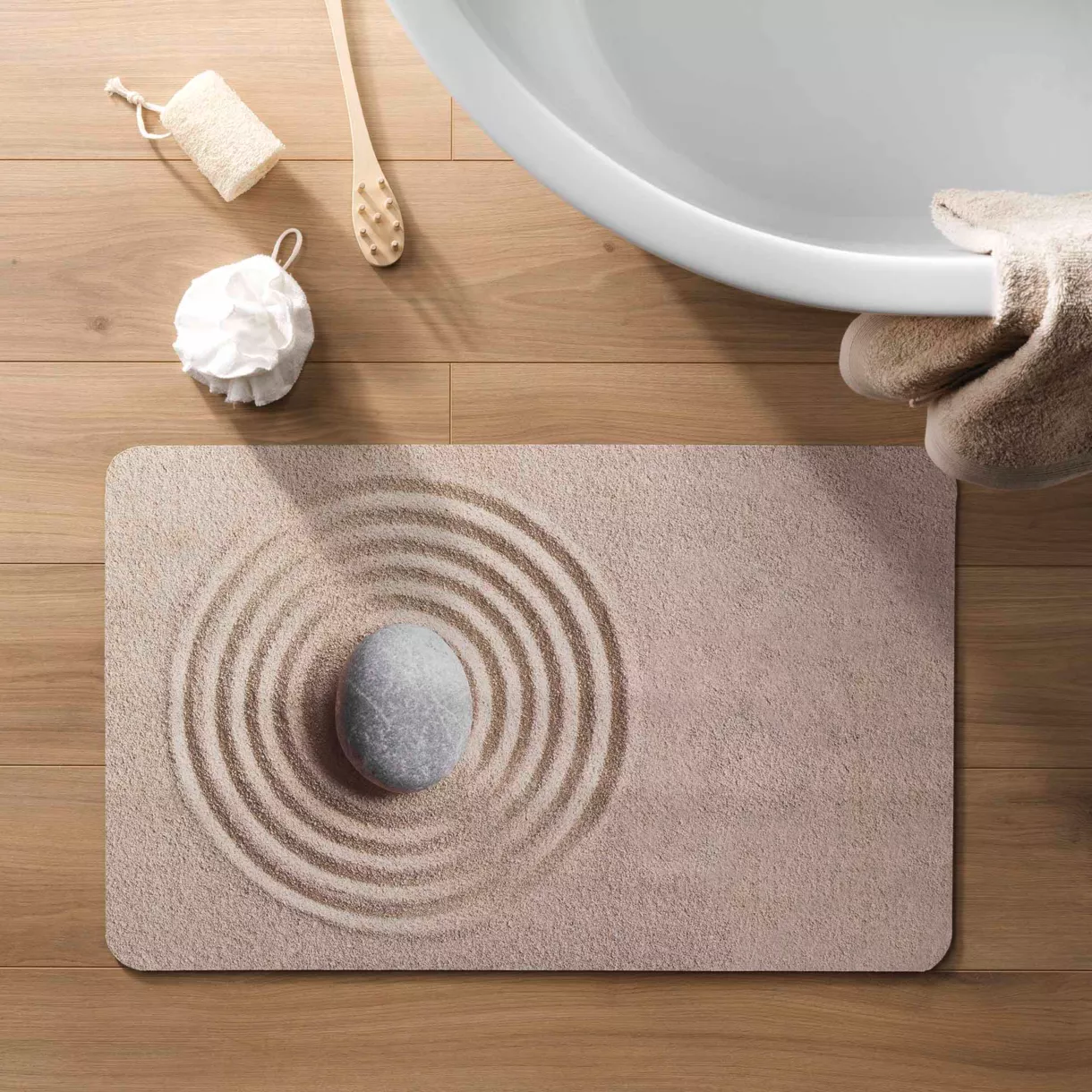 TAPIS DE BAIN 50 x 80 CM ULTRA-ABSORBANT SERENA DES. PLACE