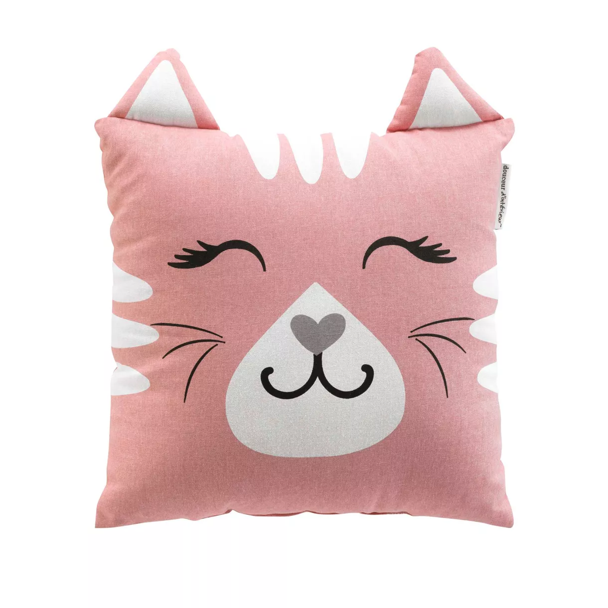 COUSSIN COMPRESSE 40 x 40 CM COTON IMPRIME CHATCHAT DES. PLACE