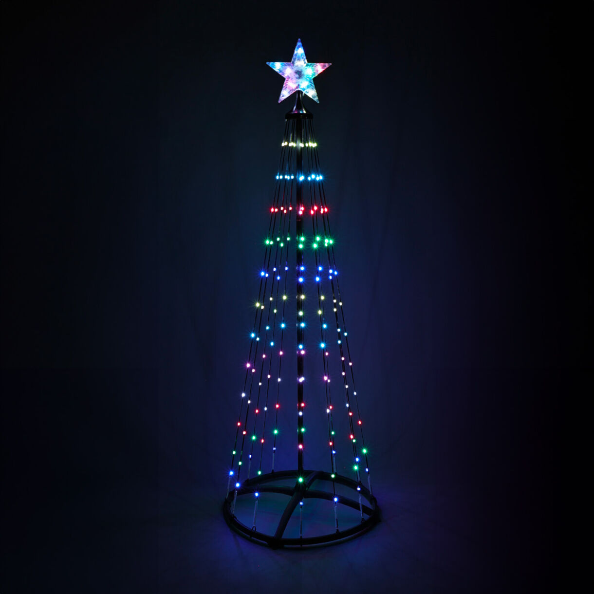 ARBRE 150CM 154LED RGB BLACK