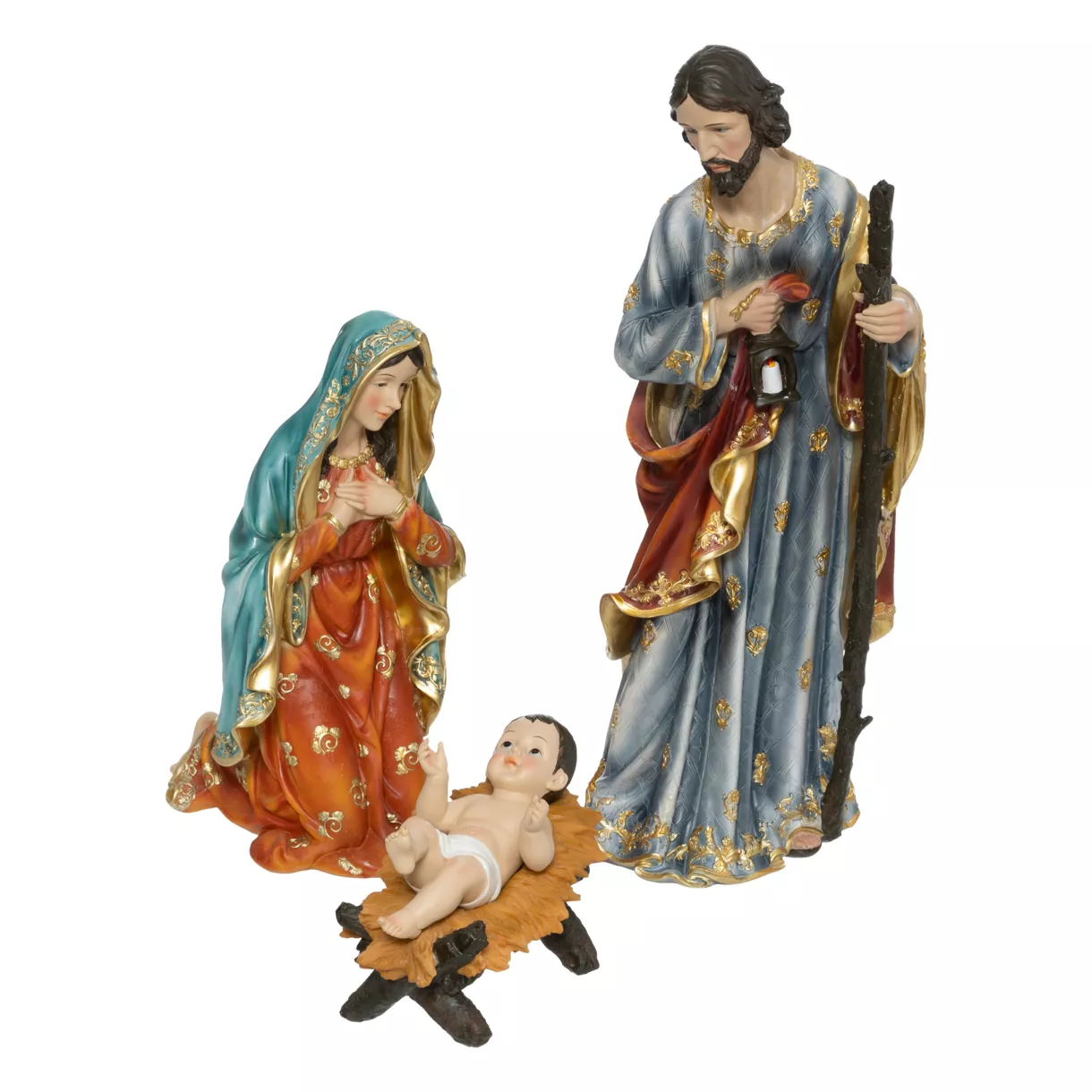De 3 grote santons (H66 cm) van Teresa