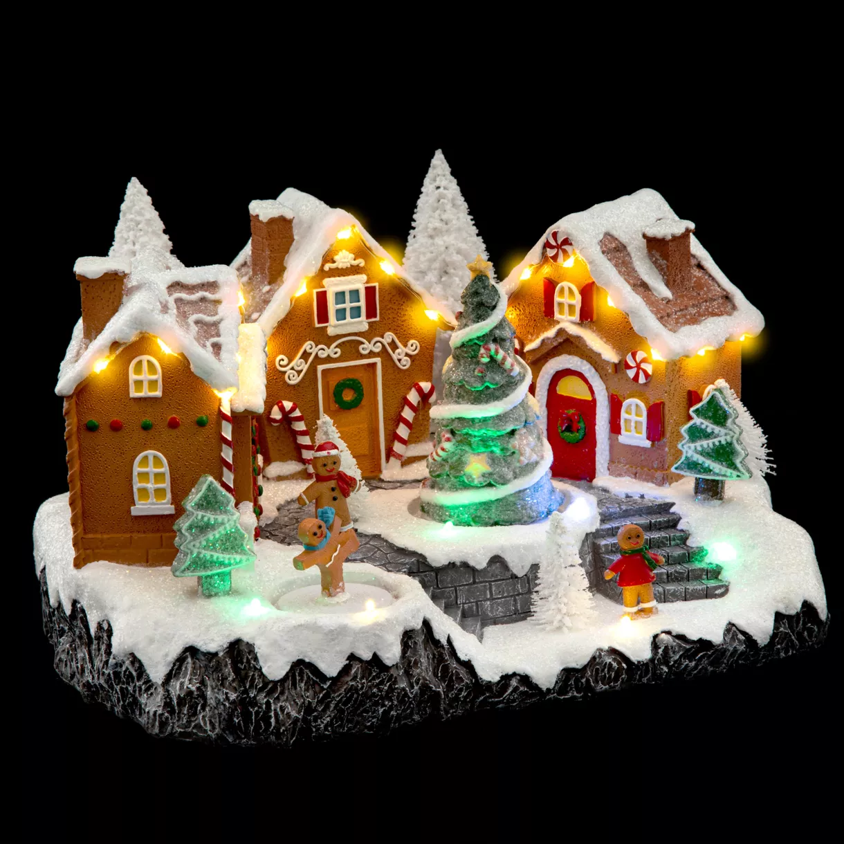 Verlicht en muzikaal Kerstdorp Gourmet Peperkoek