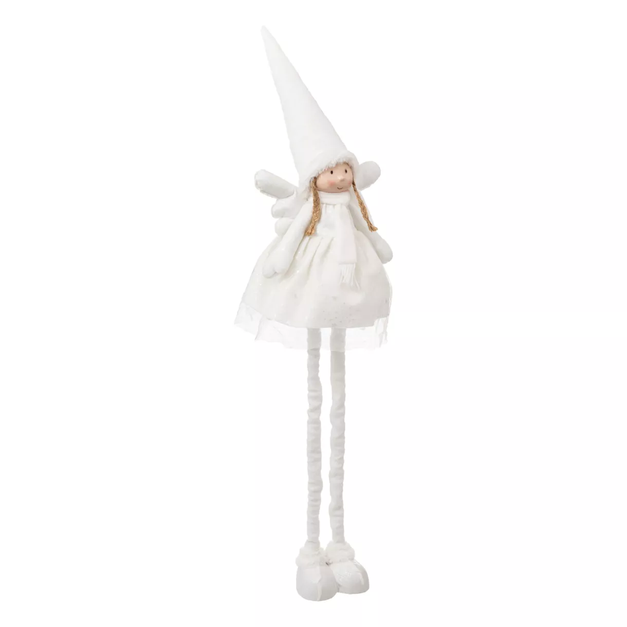 Kerstengel decoratie (H120 cm) Ilda en telescopische benen