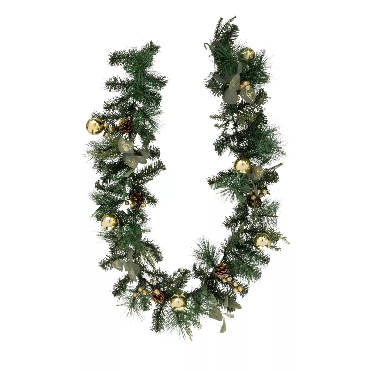 Kerstboom slinger (200 cm) Eucalyptus bladeren Groen