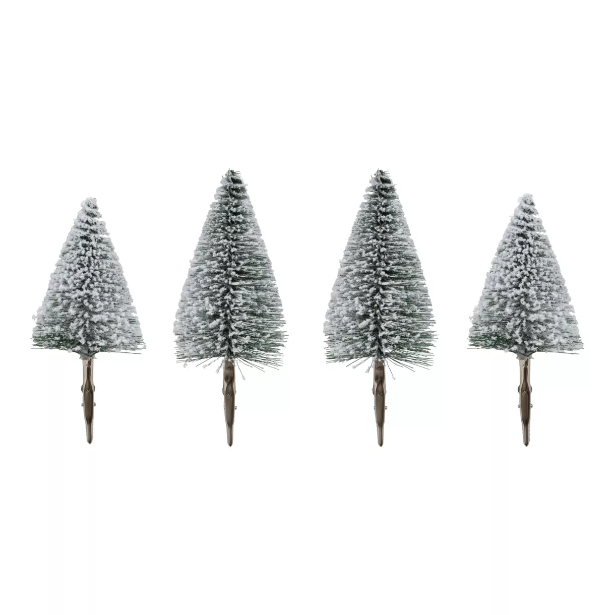 SUSPENSION DE NOEL PLAST SAPIN X4 VERT 15CM