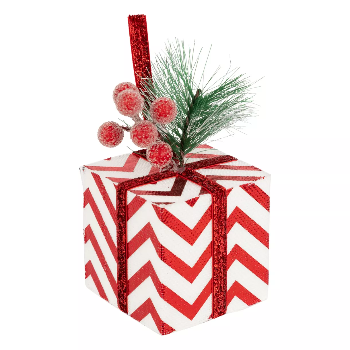 SUSPENSION DE NOEL PLF CADEAU BAIES RG 12CM