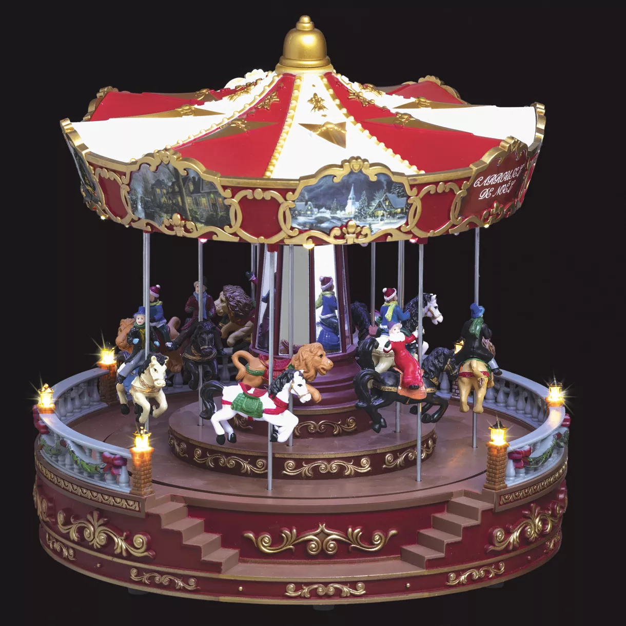 Carrousel lumineux et musical carrousel de fête foraine