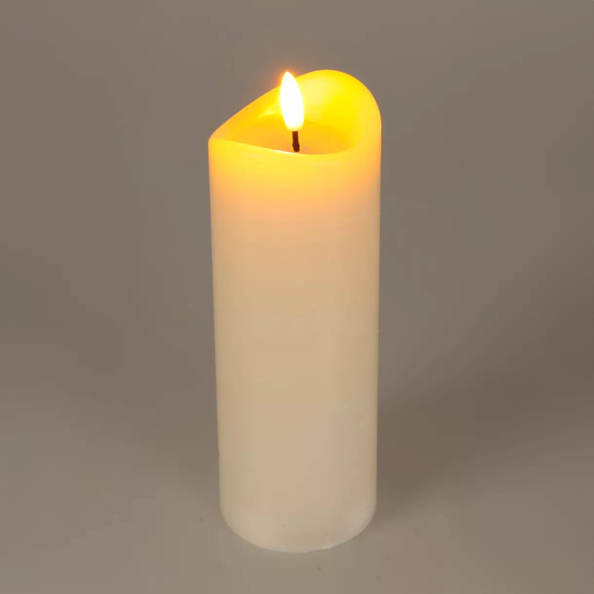 LED batterijkaars (H15 cm) Kerstmis Ivoor