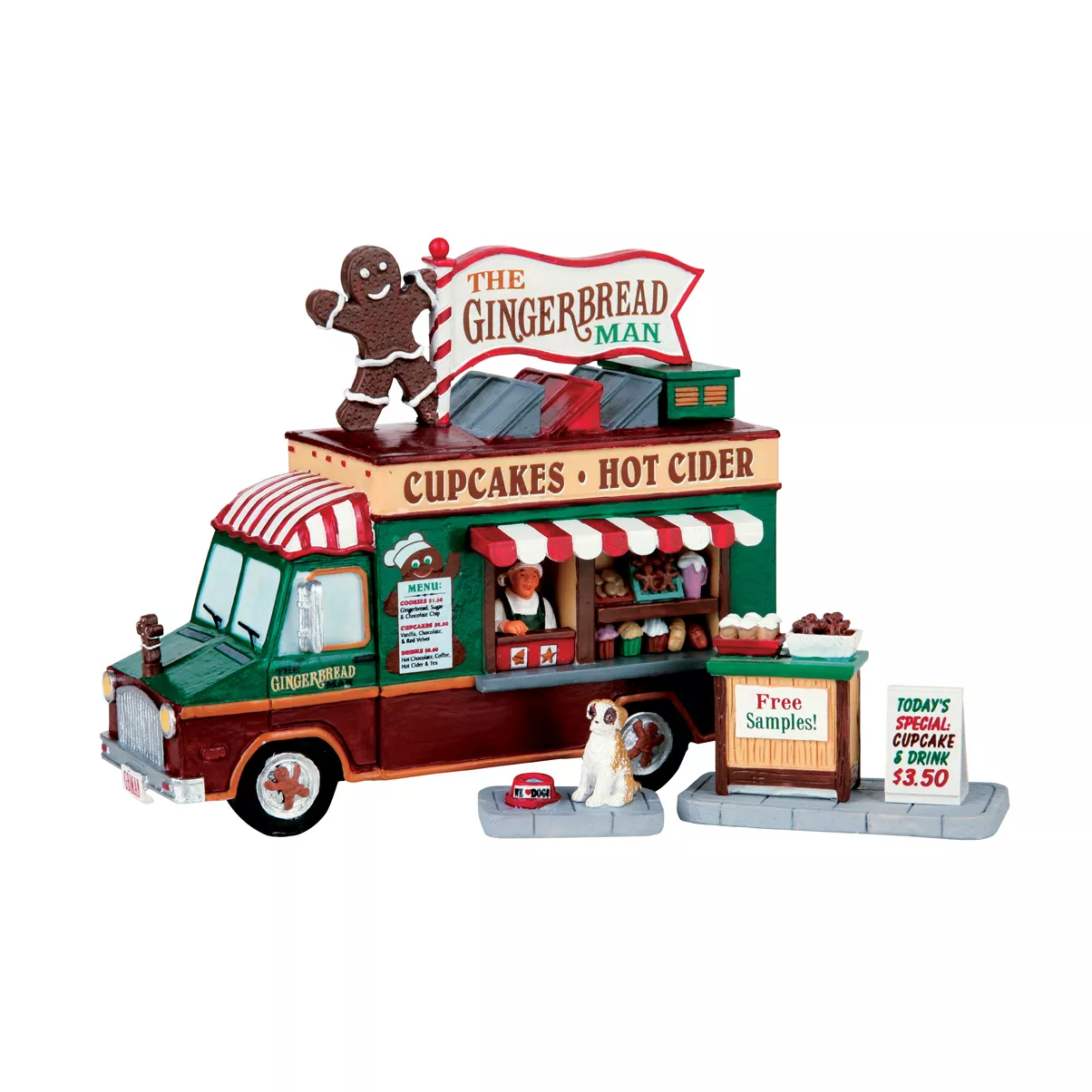 Personaggi Lemax Stand camion Pan di zenzero