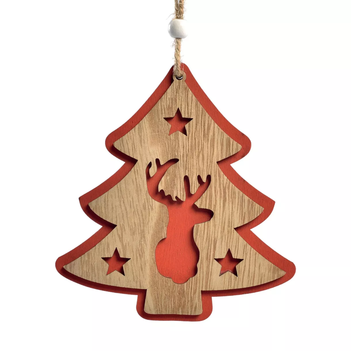 suspension Sapin et tte Renne