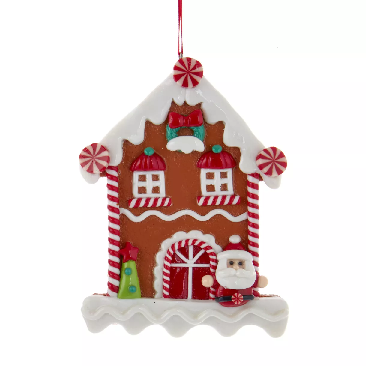 ASSORTIMENT DE 2 MAISONS PAIN D EPICE 12CM MOD A