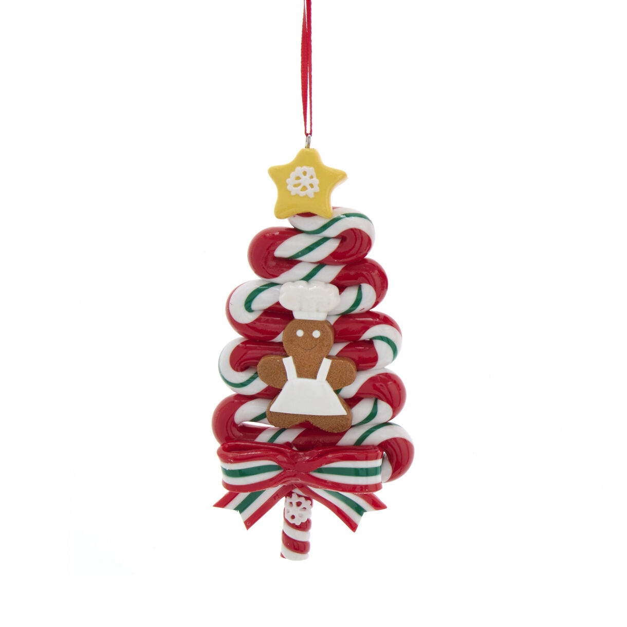 Decorazione da appendere di Natale (H10 cm) Albero di pan di zenzero