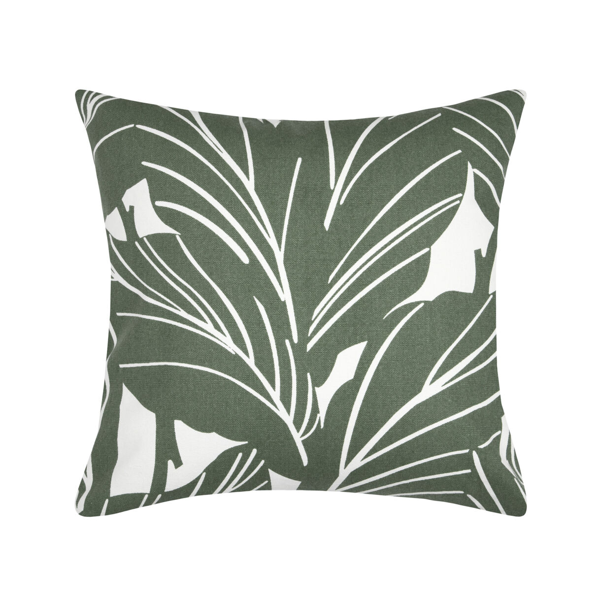 Housse de coussin carrée coton (40 x 40 cm) Sago Verte