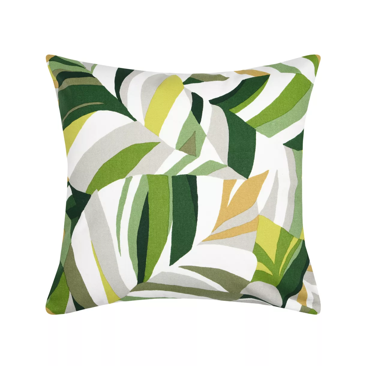 eminza Housse de coussin carrée coton (40 x 40 cm) Kochia Verte