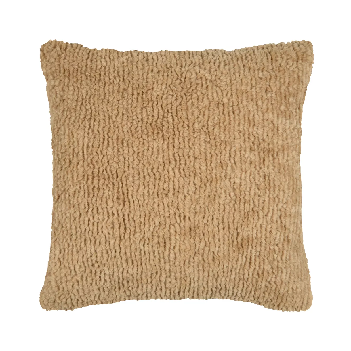 Coussin carré fausse fourrure (45 x 45 cm) Timmy Camel