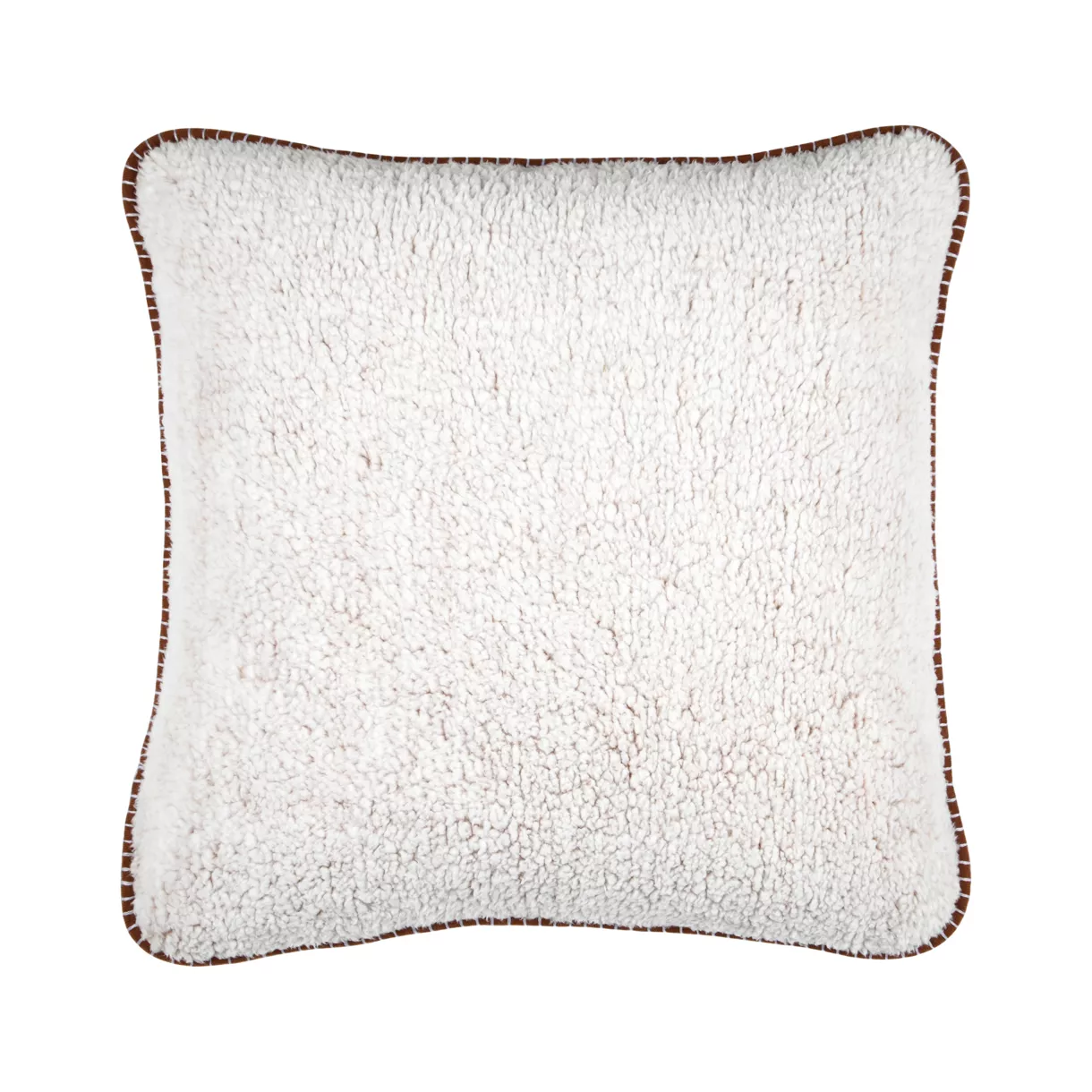 Coussin carré fausse fourrure (50 x 50 cm) Winston Beige
