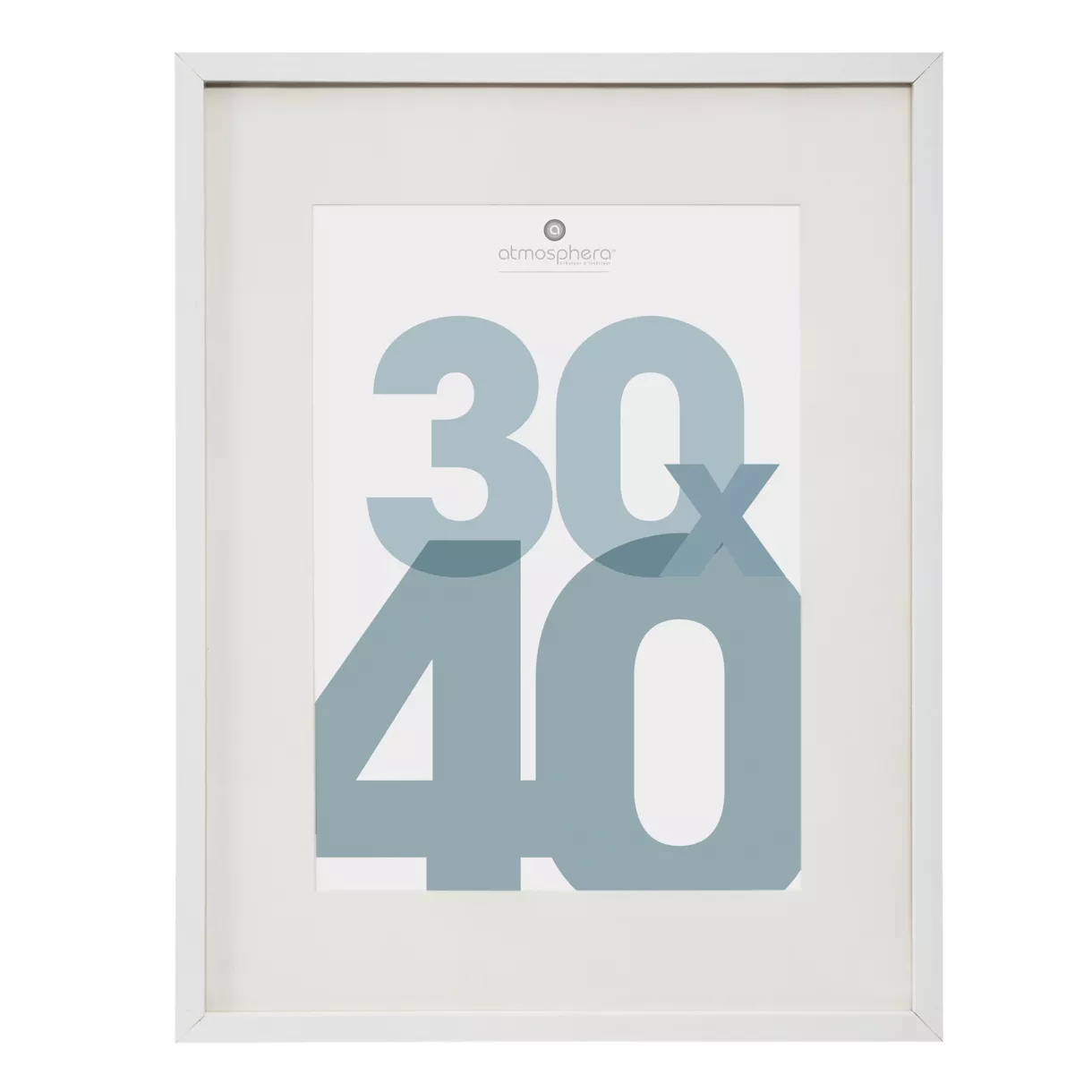CADRE PHOTO BL MANU 30X40 DIS