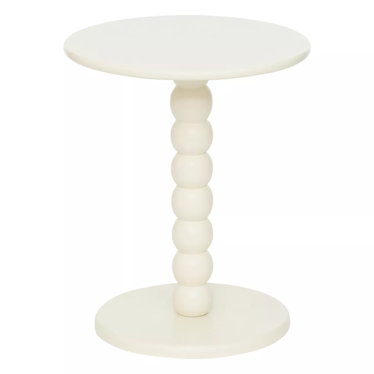 Houten koffietafel (H46,5 cm) Chamlo Wit