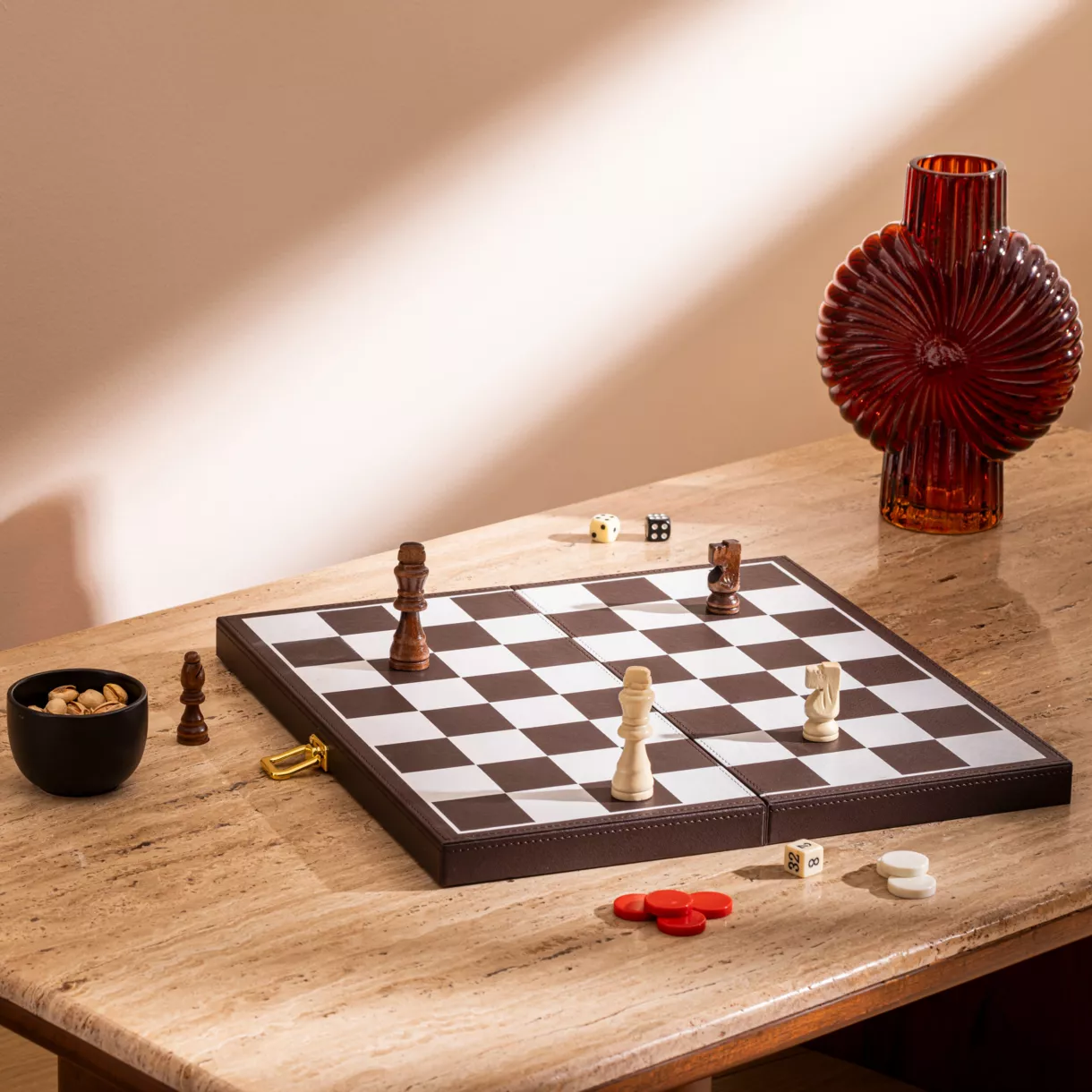 JEU BACKGAMMON ECHEC JULE