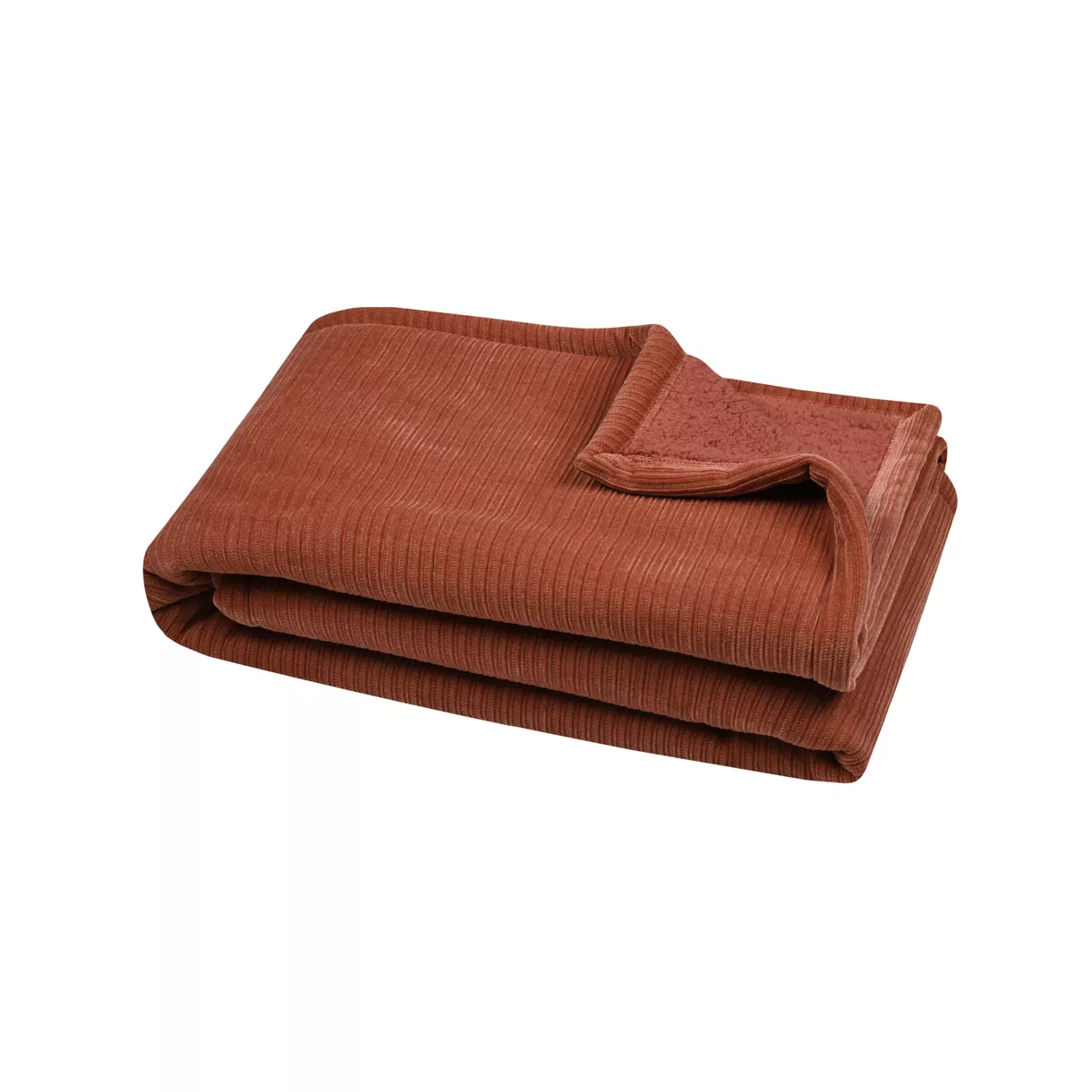 Plaid doux (130 x 160 cm) Clayton Terracotta