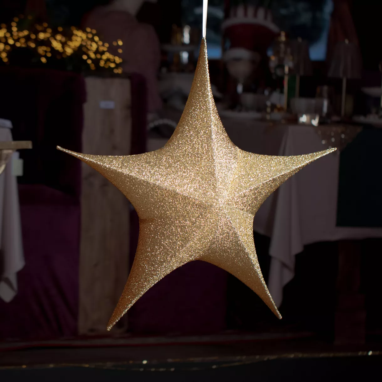 Estrella de Navidad para colgar (D180 cm) Christmas Or