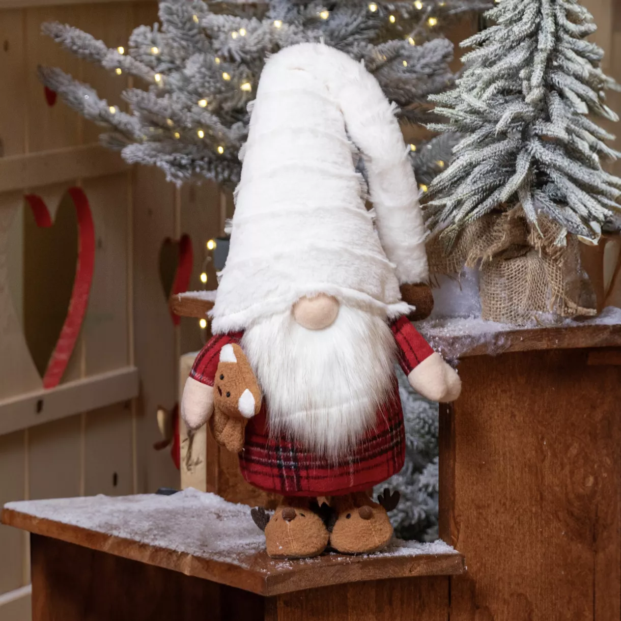 Lutin de Noël (H65 cm) Gluk Dormeur en pyjama