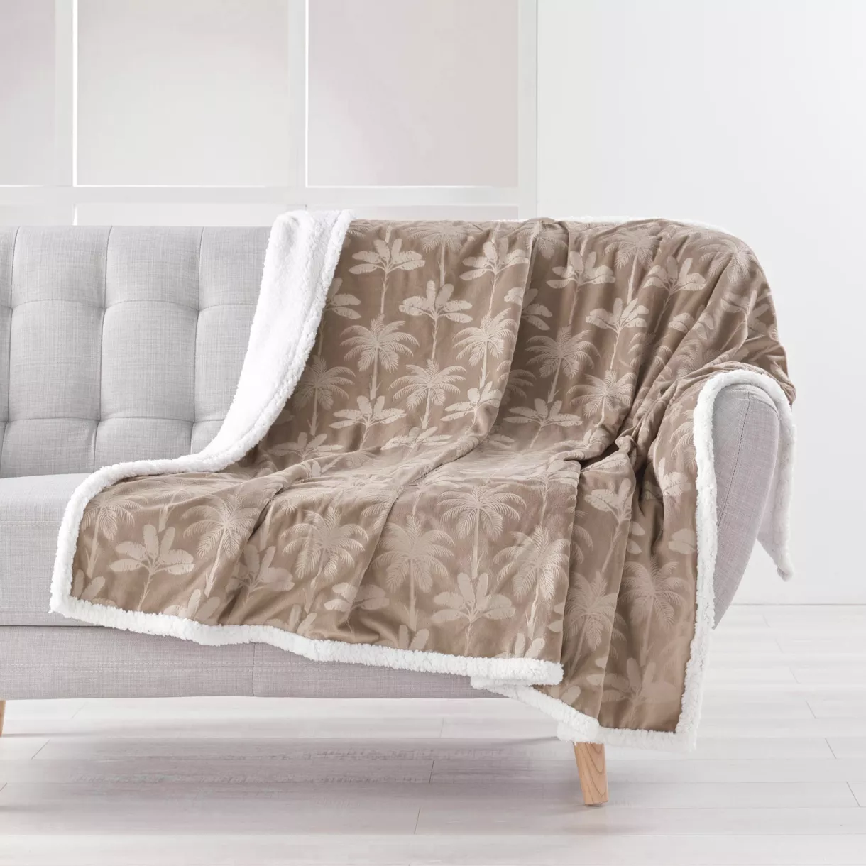 Manta suave (125 x 150 cm) Palmys Marrón