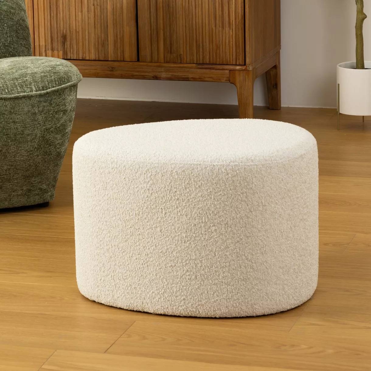 POUF GALET BOUCL ESTRIA IV GM