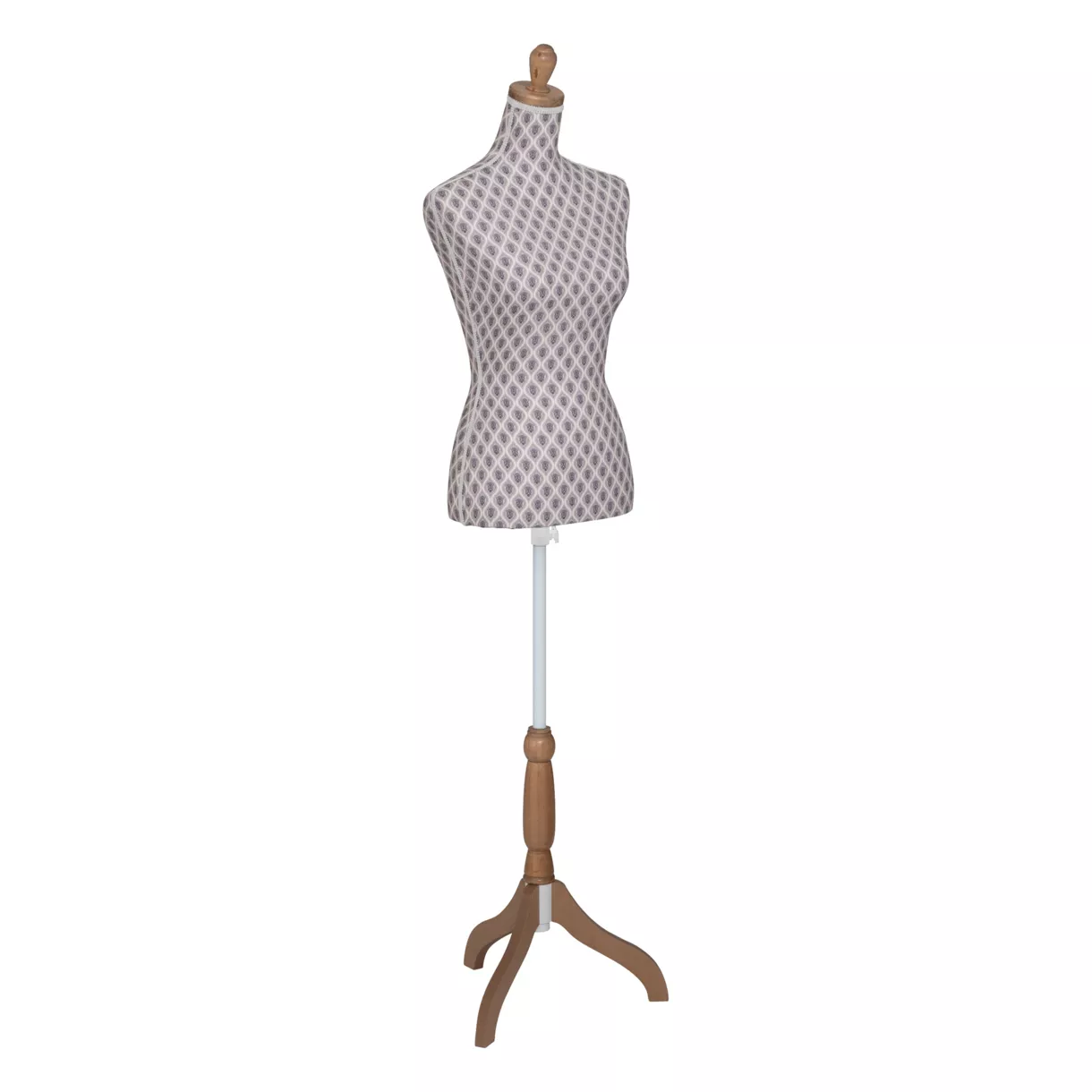 Houten paspop (H160 cm) Klein huisje Violet