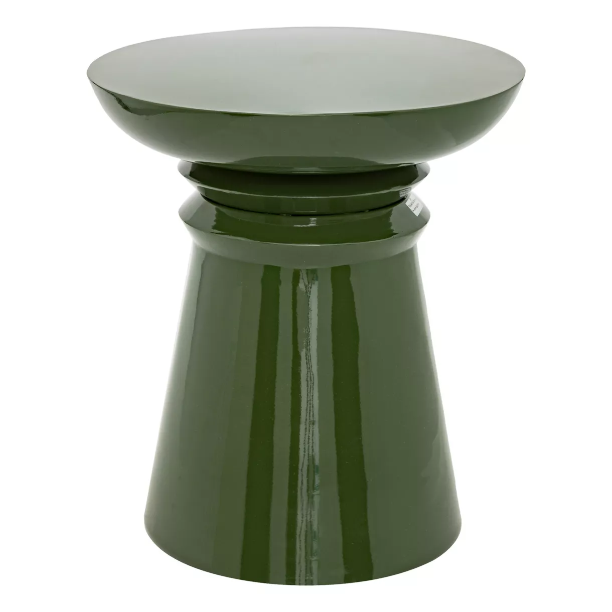 Table d'appoint totem métal (H43 cm) Jaya Verte