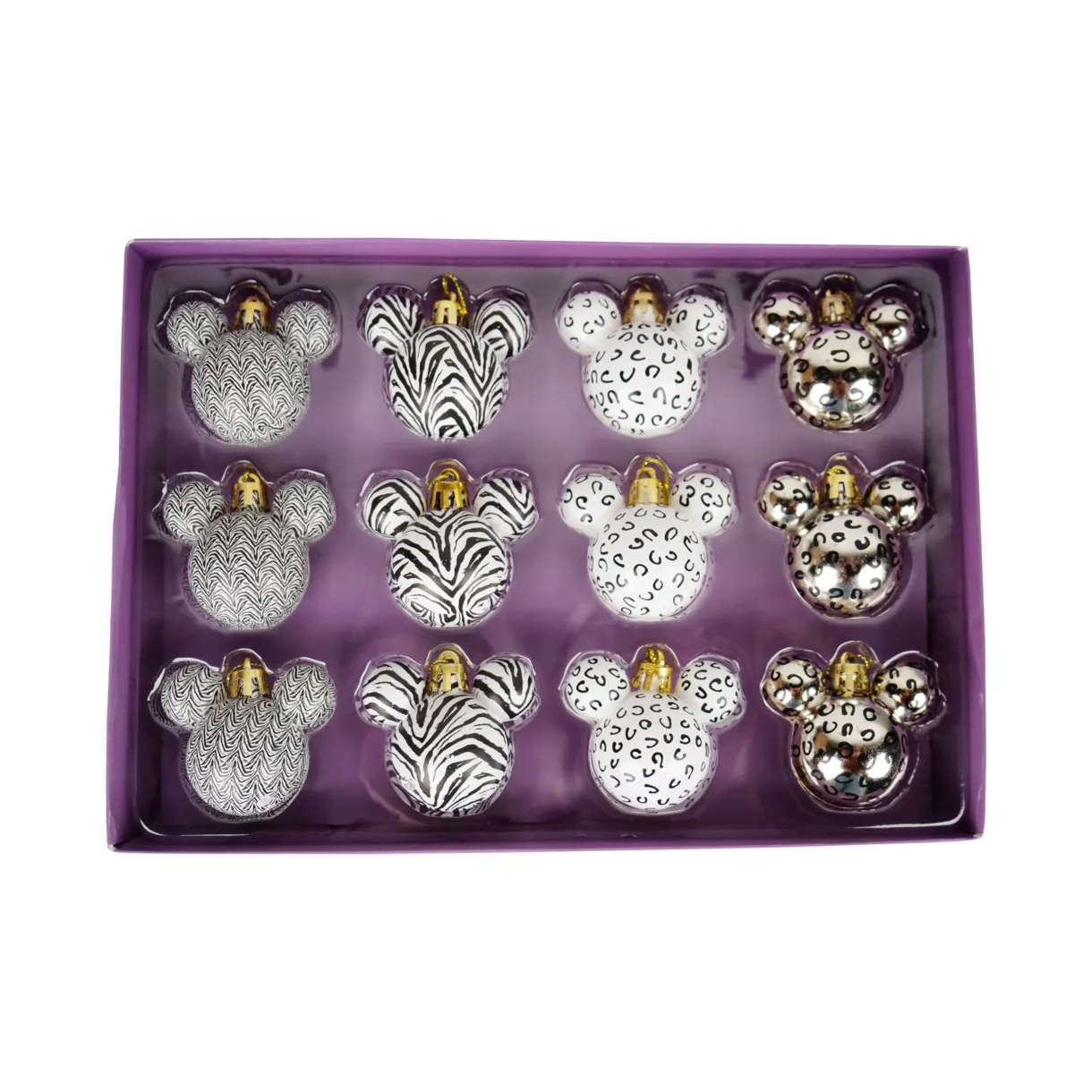 COFFRET DE 12 PETITES TETES DE MICKEY COULEURS ANIMALS