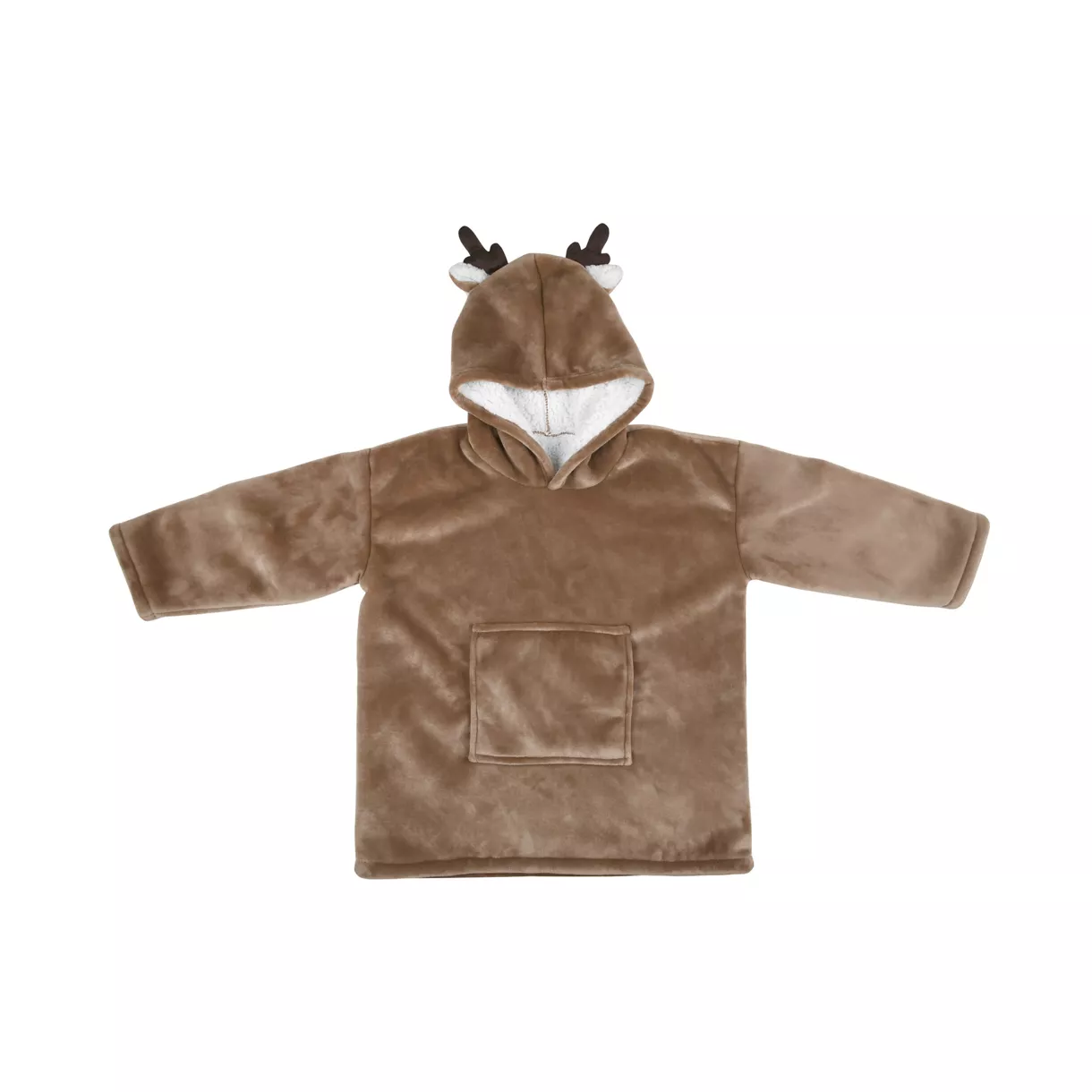 Kindervest poncho (60 x 95 cm) Gabin Bruin