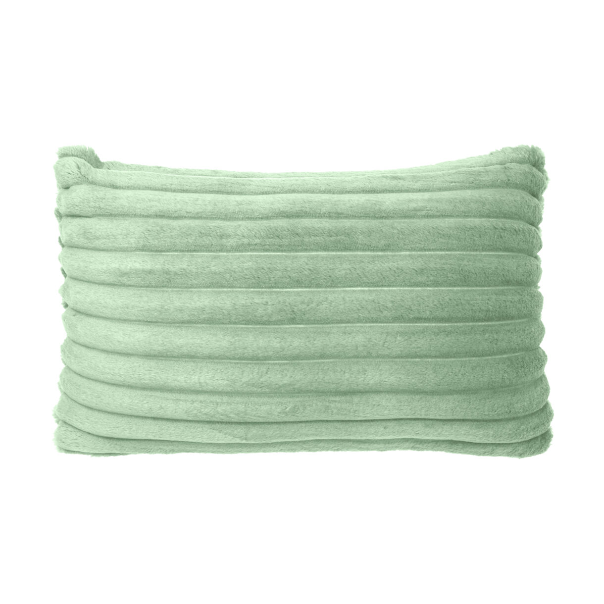 Housse de coussin rectangulaire flanelle (30 x 50 cm) Dune Vert sauge