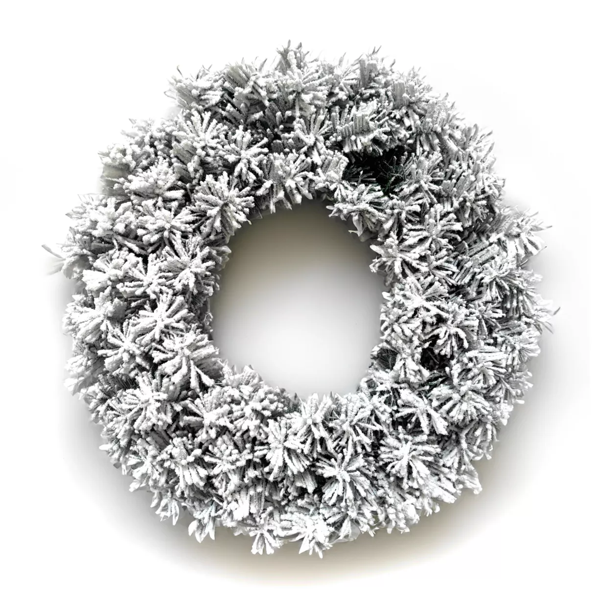 Weihnachtskranz (D40 cm) Royal Grün verschneit