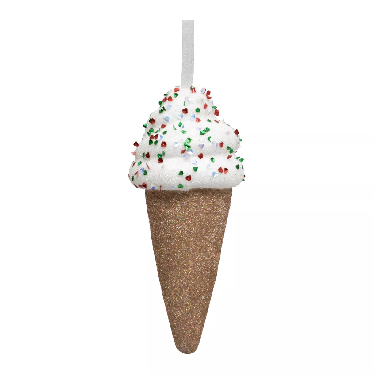 Ophangbare ijshoorn (H15 cm) Glitter Gourmandise