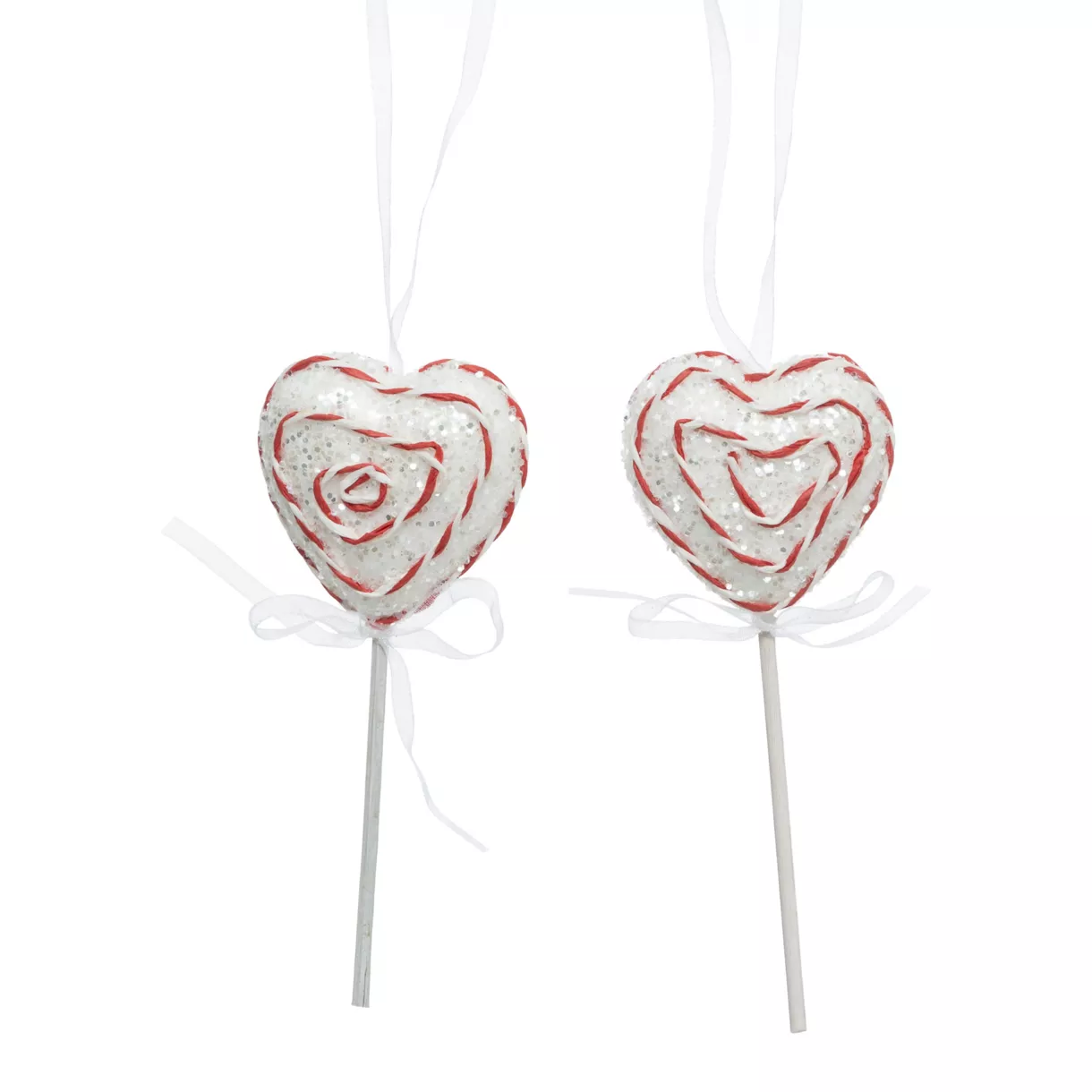 SUSPENSION DE NOEL PLF SUCETTE X2 COEUR 11CM