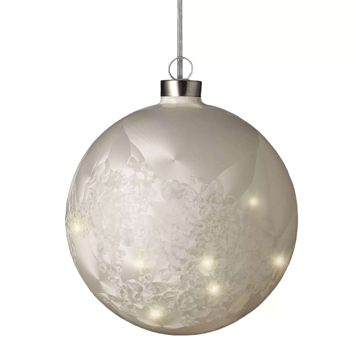 1 Micro LED boule intŽrieur dia14.00cm-30L frost/warm white