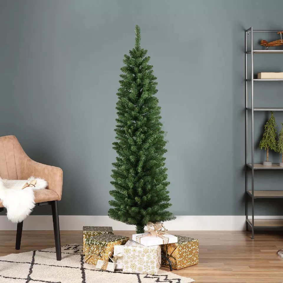 Sapin artificiel de Noël H150 cm Narrow Vert sapin