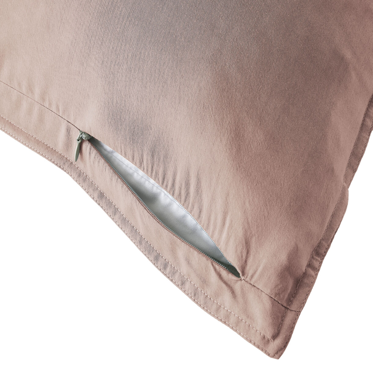 Federa cuscino letto rettangolare in lyocell Tencel™ lavato (50 x 80 cm) Olivia Rosa blush