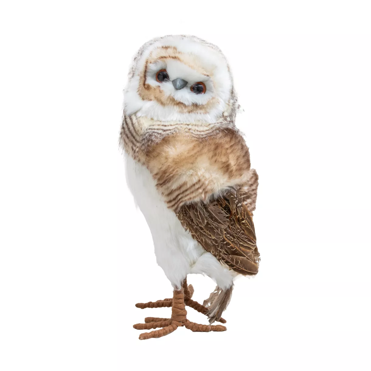 HIBOU DEBOUT 49CM 2ASS MARRON MOD B