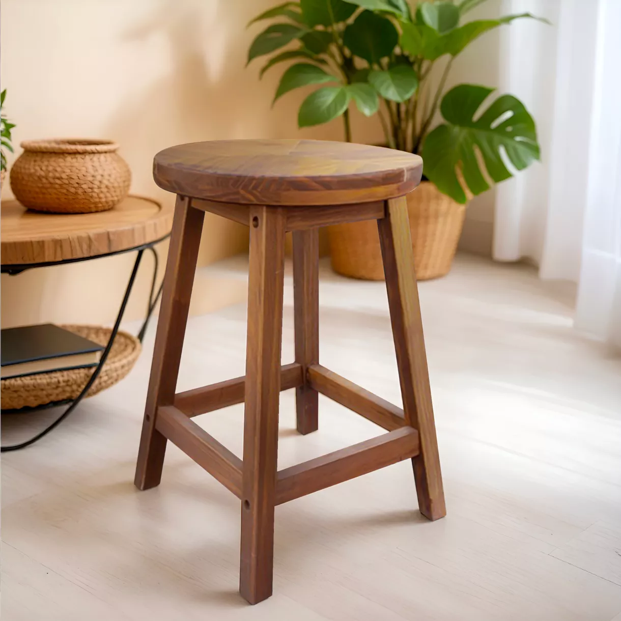 Tabouret Davao H45 cm BOIS
