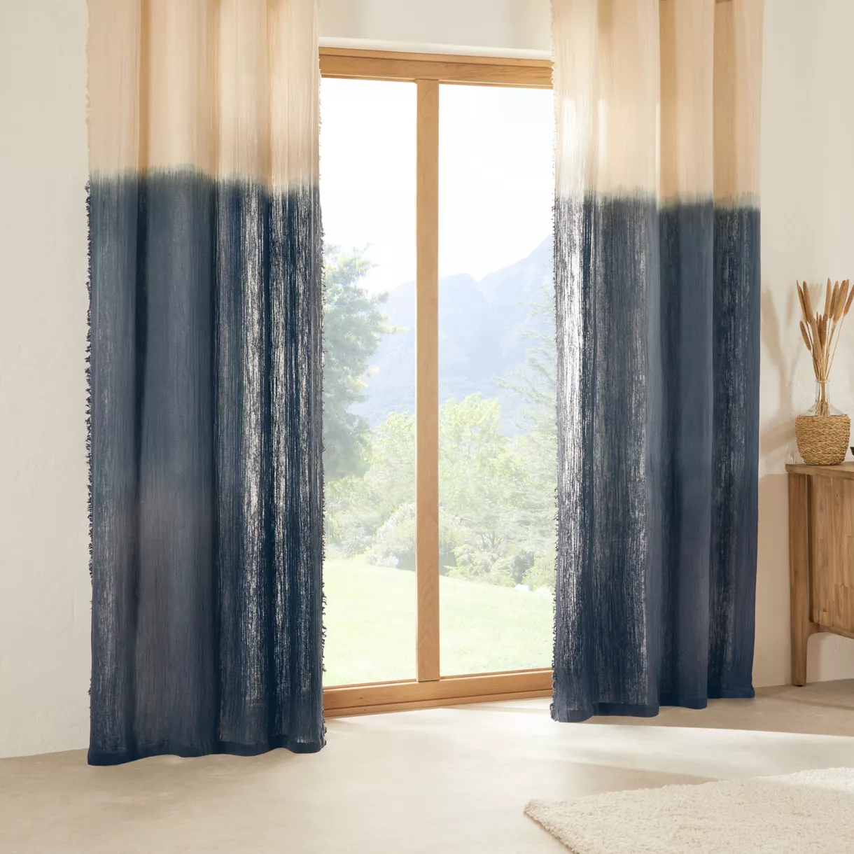 RIDEAU COT TIE DYE INU 140X260