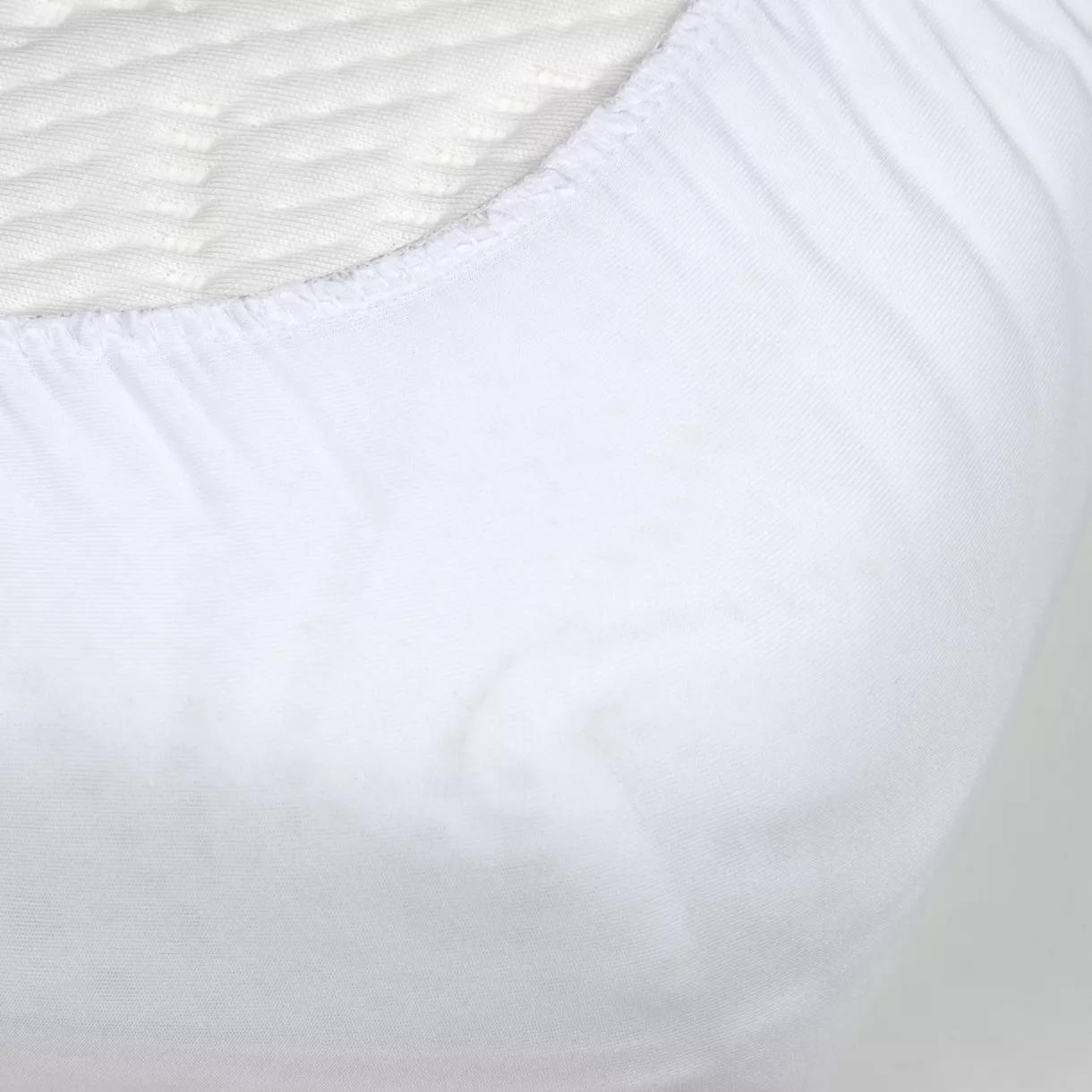 Protège-matelas alèse molleton imperméable (160 x 200 cm) Serena Blanc