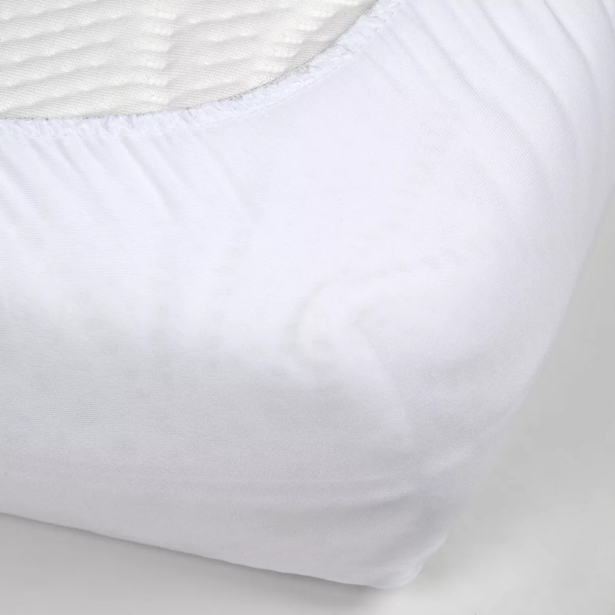 Protège-matelas bébé alèse molleton imperméable (60 x 120 cm) Serena Blanc