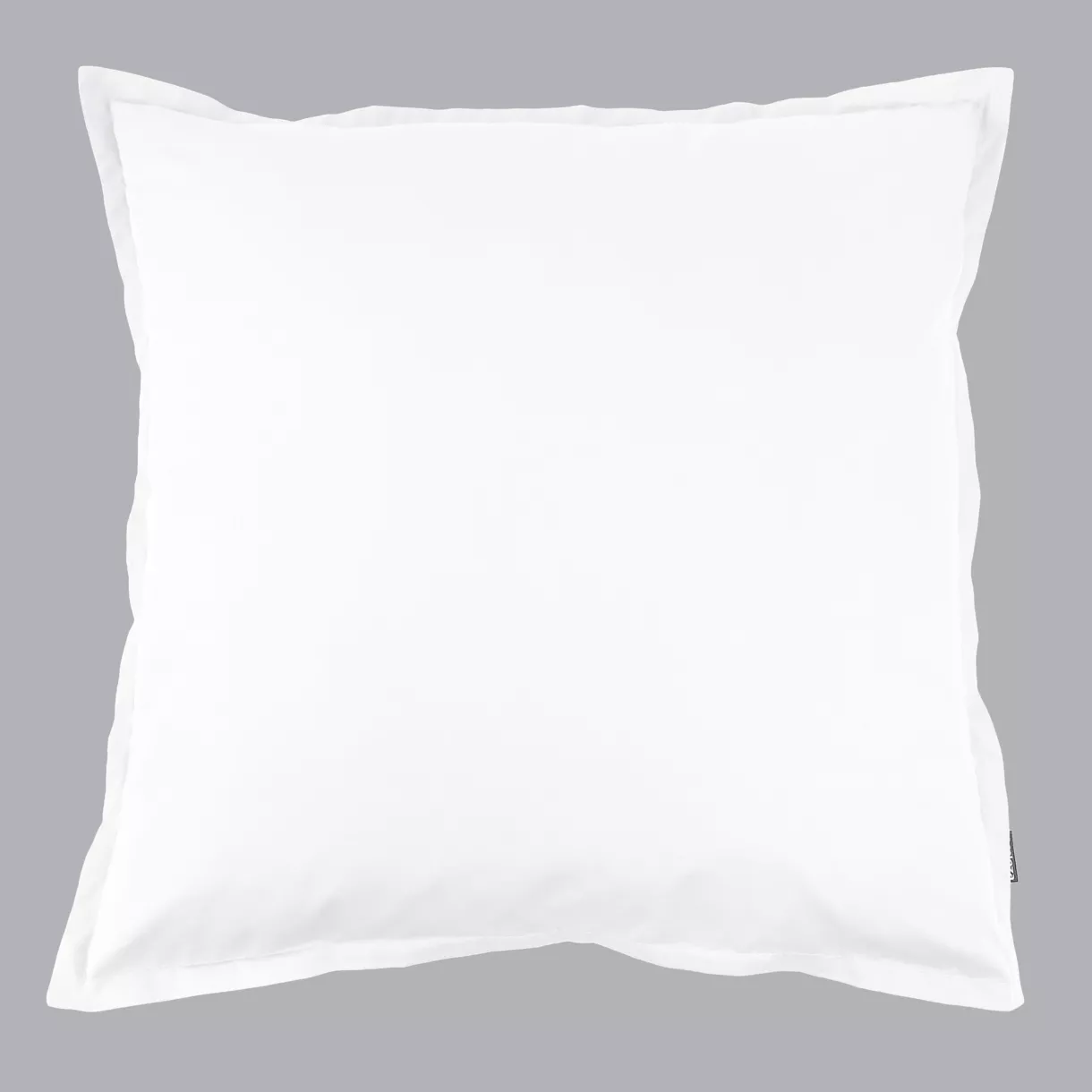 Taie d'oreiller carrée percale de coton (80 x 80 cm) Cali Blanche