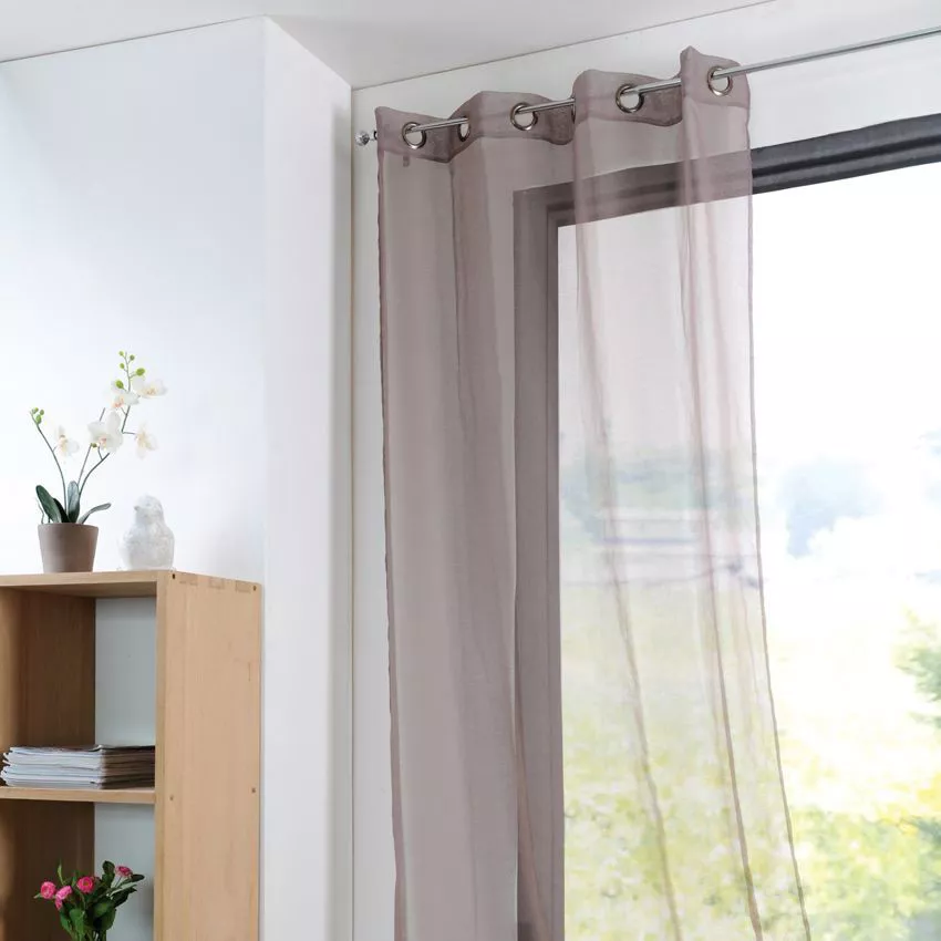 Visillo  (135 x Alto  260 cm) Monna Topo