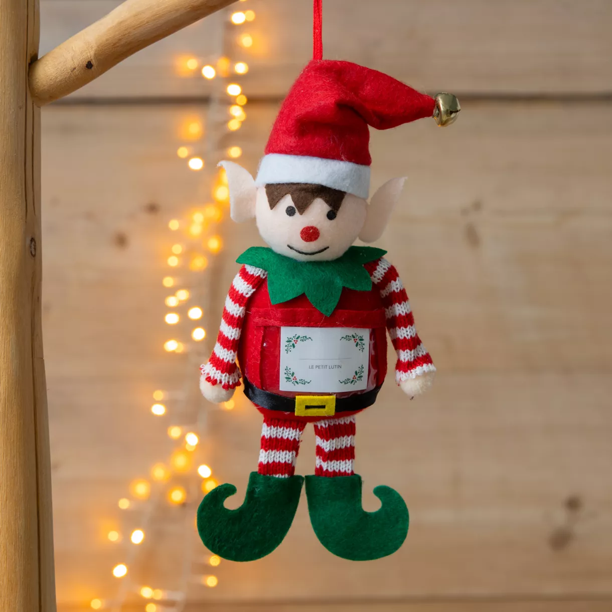 Grappige kabouter om op te hangen (H20 cm) Schattige Jongen