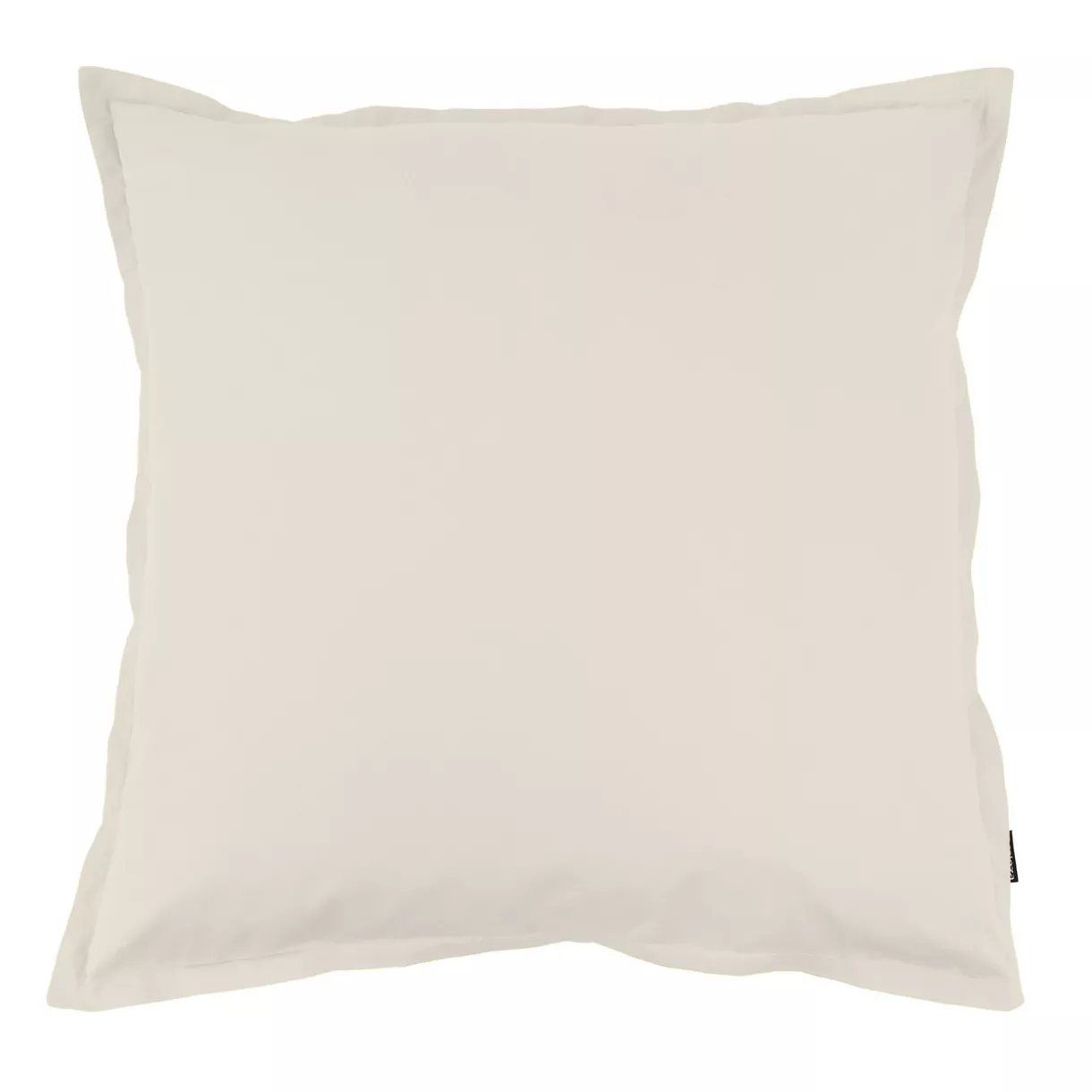 Taie d'oreiller carrée percale de coton (80 x 80 cm) Cali Beige